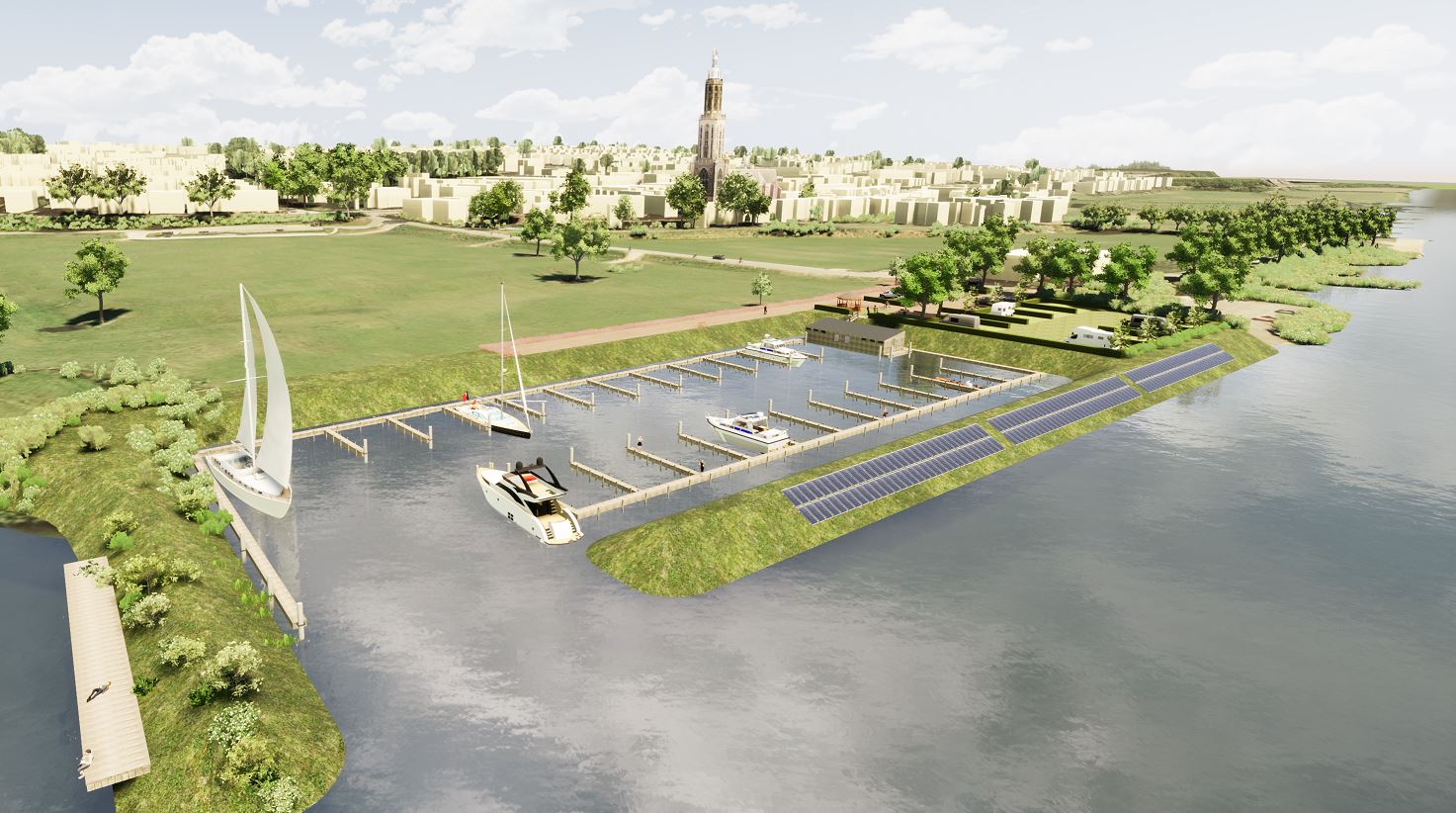 Buro SRO - Nieuws - Plan voor nieuwe passantenhaven in Rhenen